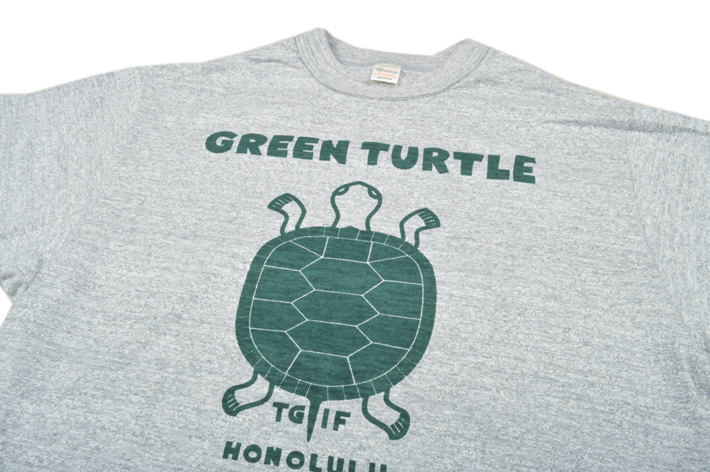 WAREHOUSE（ウエアハウス） Tシャツ 4601 GREEN TURTLE : OT&Emotional
