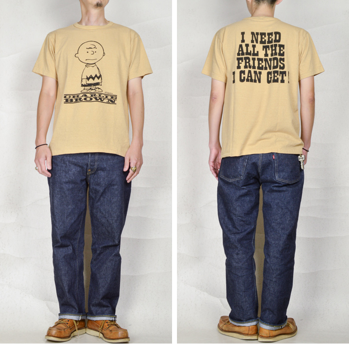WAREHOUSE（ウエアハウス） Tシャツ VINTAGE PEANUTS CHARLIE BROWN
