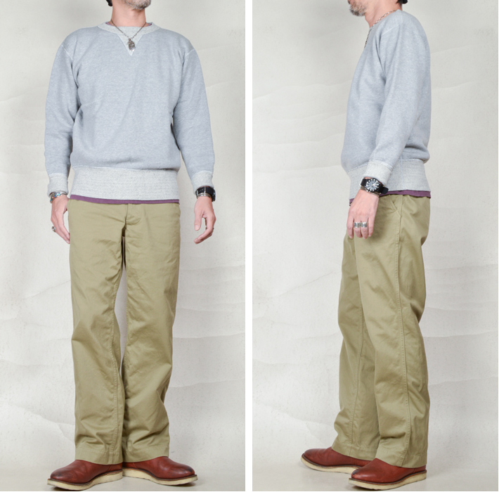 ウエアハウス（WAREHOUSE）チノパン M-41 U.S.ARMY CHINO PANTS 1216