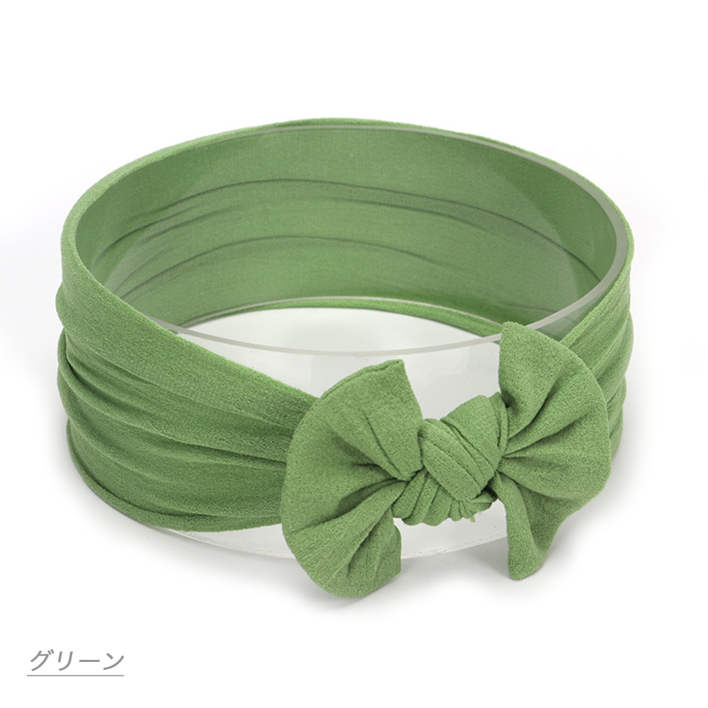 ヘアバンド ベビー 赤ちゃん リボン 新生児 カチューシャ おしゃれ シンプル ヘアアクセサリー 女の子 髪飾り ヘアーバンド ターバン 柔らかい 無地 キッズ |  | 09