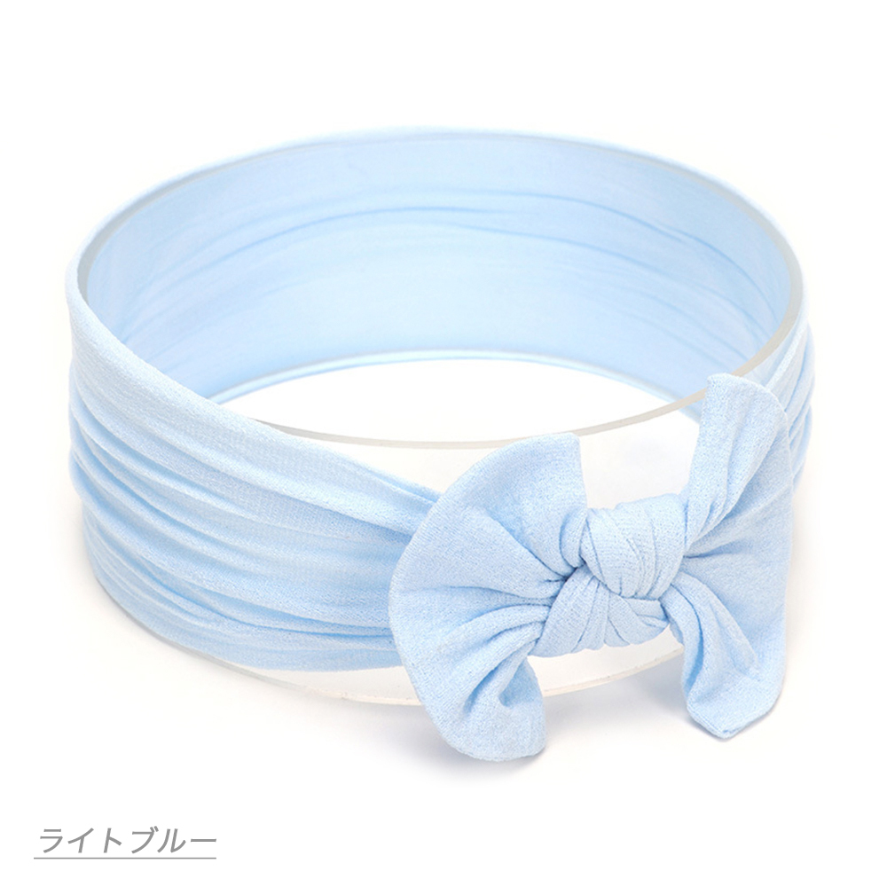 ヘアバンド ベビー 赤ちゃん リボン 新生児 カチューシャ おしゃれ シンプル ヘアアクセサリー 女の子 髪飾り ヘアーバンド ターバン 柔らかい 無地 キッズ |  | 07