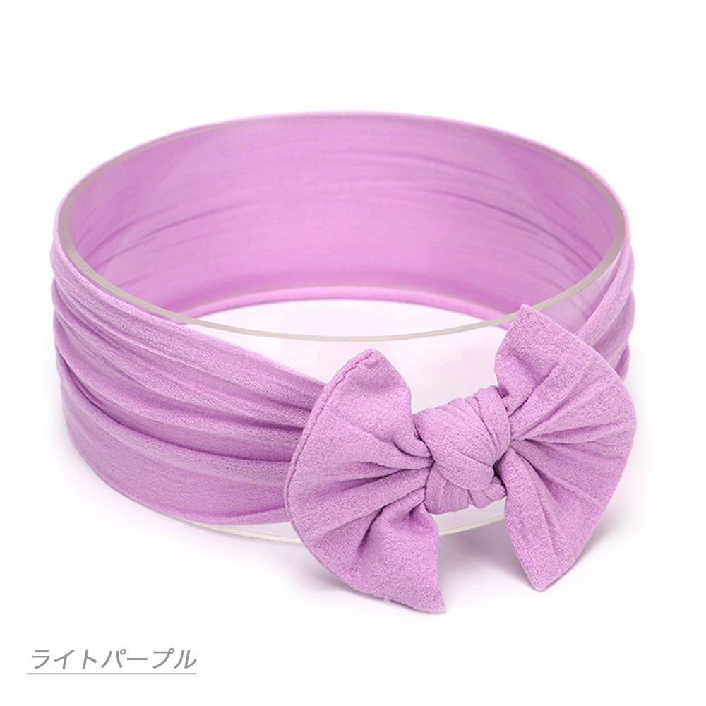 ヘアバンド ベビー 赤ちゃん リボン 新生児 カチューシャ おしゃれ シンプル ヘアアクセサリー 女の子 髪飾り ヘアーバンド ターバン 柔らかい 無地 キッズ |  | 02