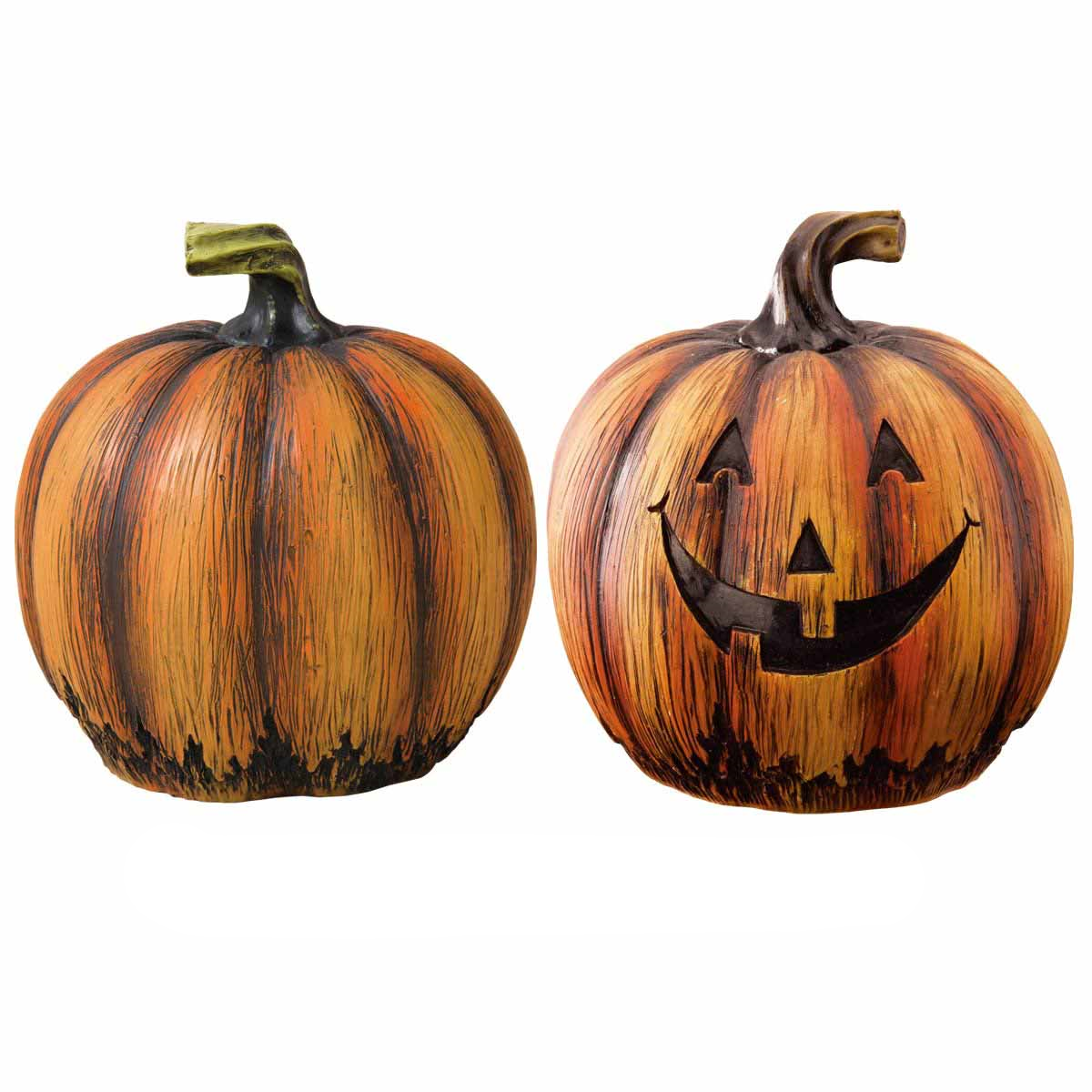 秋の装飾 ハロウィン 飾り 店舗・自宅兼用 パンプキンオブジェ 1個 幅44×奥行48×高さ50cm_2