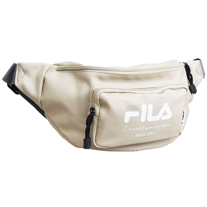 FILA（フィラ） 合皮 ボディーバッグ ウエストポーチ ウエストバッグ