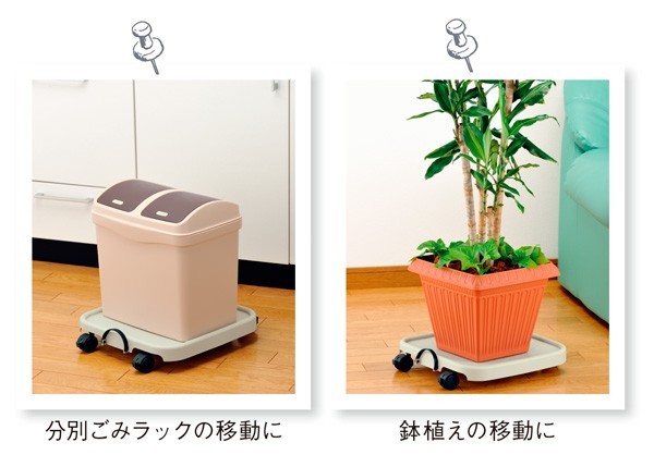 ファンヒーターキャスター付きラック 石油ファンヒーター専用台