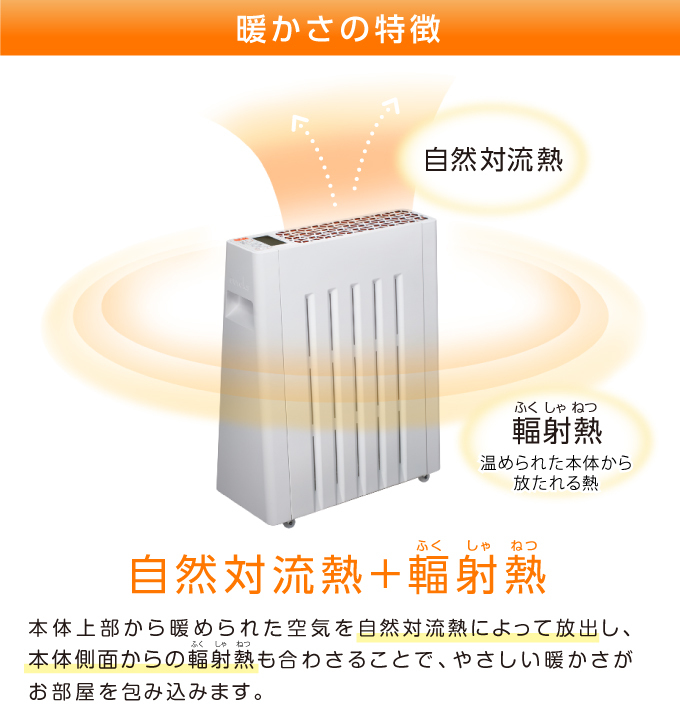 ユーレックス ヘリテイジヒーター EHT-M15QDF 日本製 省エネ 3年保証