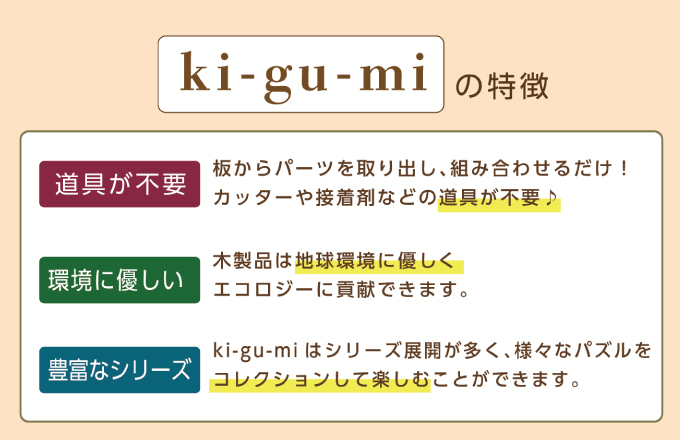 【新品未開封】ki-gu-mi 江戸城 熊本城(くまモンプレート付) セット品 Wooden Art ki-gu-mi NEW 熊本城（くまモンのプレート付） – 多