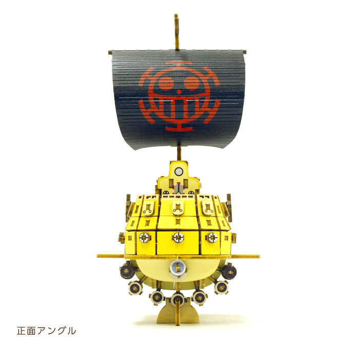 木製立体パズル ki-gu-mi ワンピース トラファルガーローの 木製立体パズル ki-gu-mi ワンピース トラファルガーローの