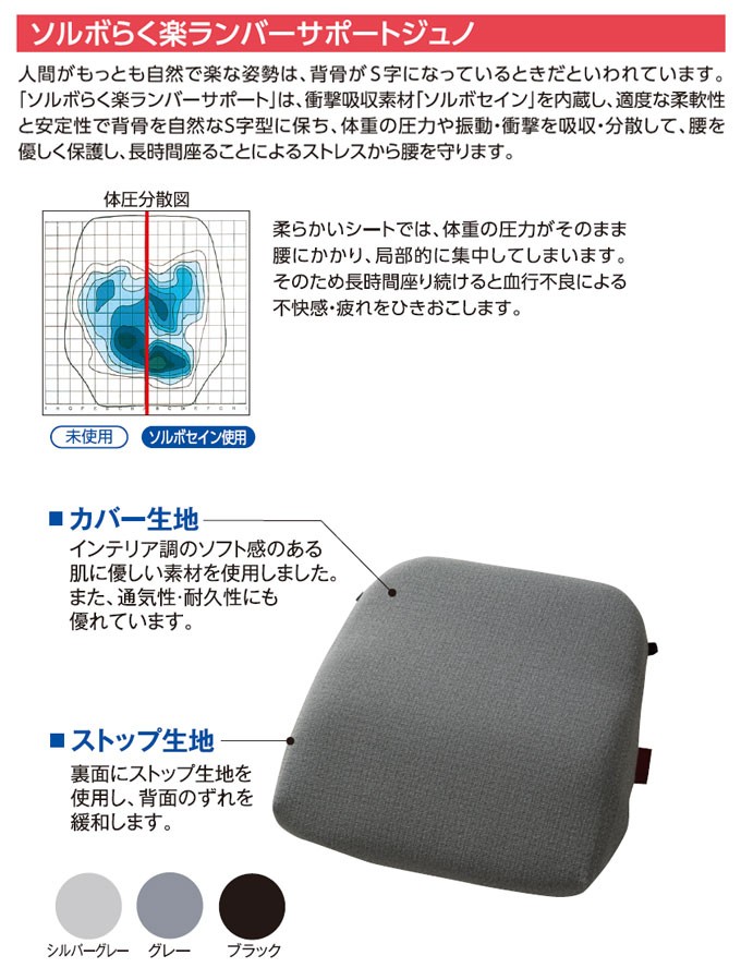 ソルボ らく楽ランバーサポート コンフォートセット 車