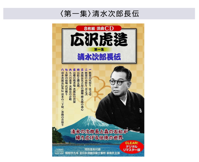 広沢虎造 浪曲CD4巻 計32枚セット 清水次郎長伝 国定忠治