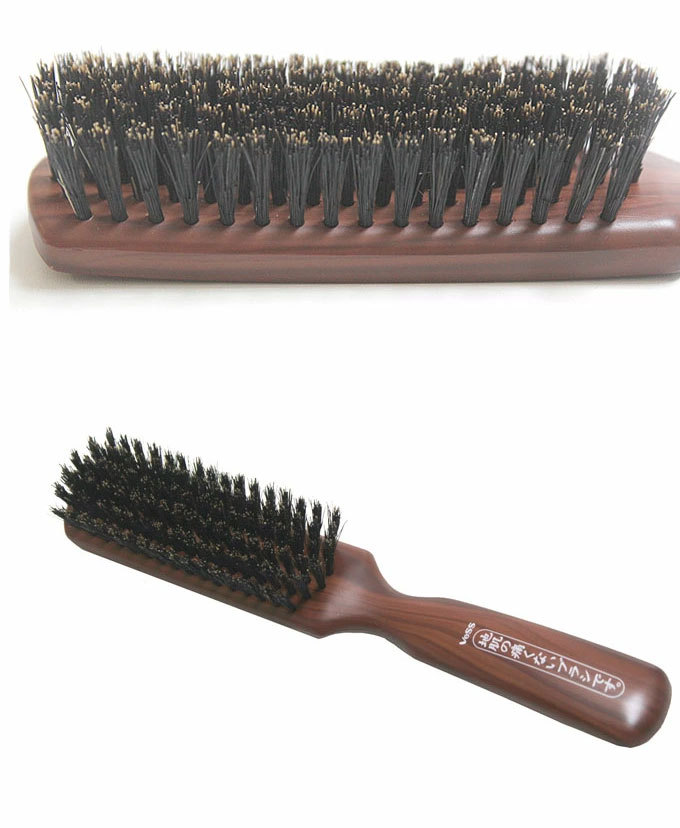 地肌の痛くないブラシ ブラッシング用 JI-1300 豚毛100％ ヘアブラシ
