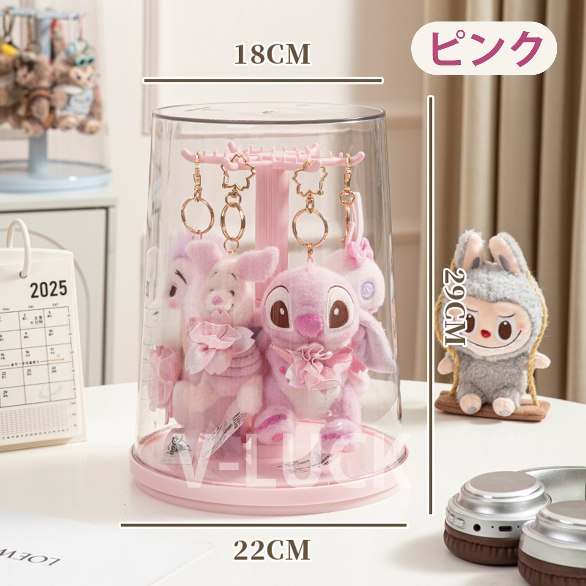 ラブブ ぬいぐるみ用 収納ボックス LABUBU ドール用 収納ケース