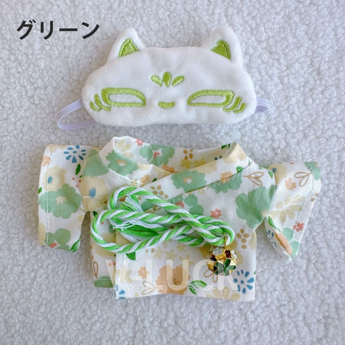 ラブブ 服 LABUBU 3点セット ドール服 ぬいぐるみ服 着せ替え 和服