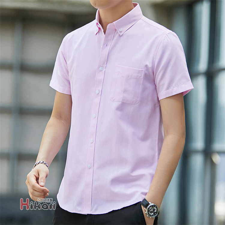 半袖シャツ メンズ ワイシャツ カジュアルシャツ 開襟シャツ 40代 50代 部屋着 無地 夏服 細身 お兄系 夏 Ota V Luck 通販 Yahoo ショッピング