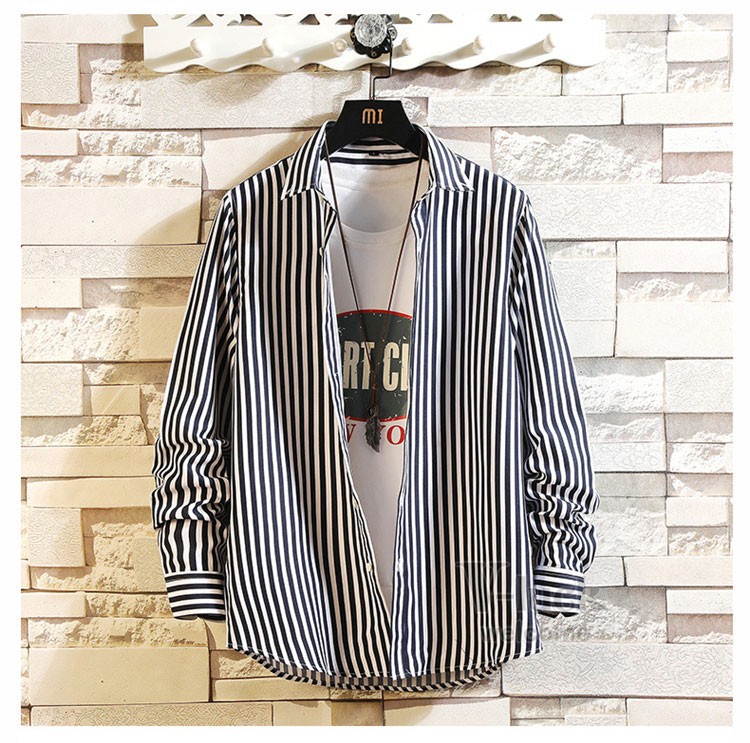 ストライプシャツ メンズ ボダンダウンシャツ 長袖シャツ カジュアル 50代ファッション ビジネス ワイシャツ スリム 春秋 |  | 06