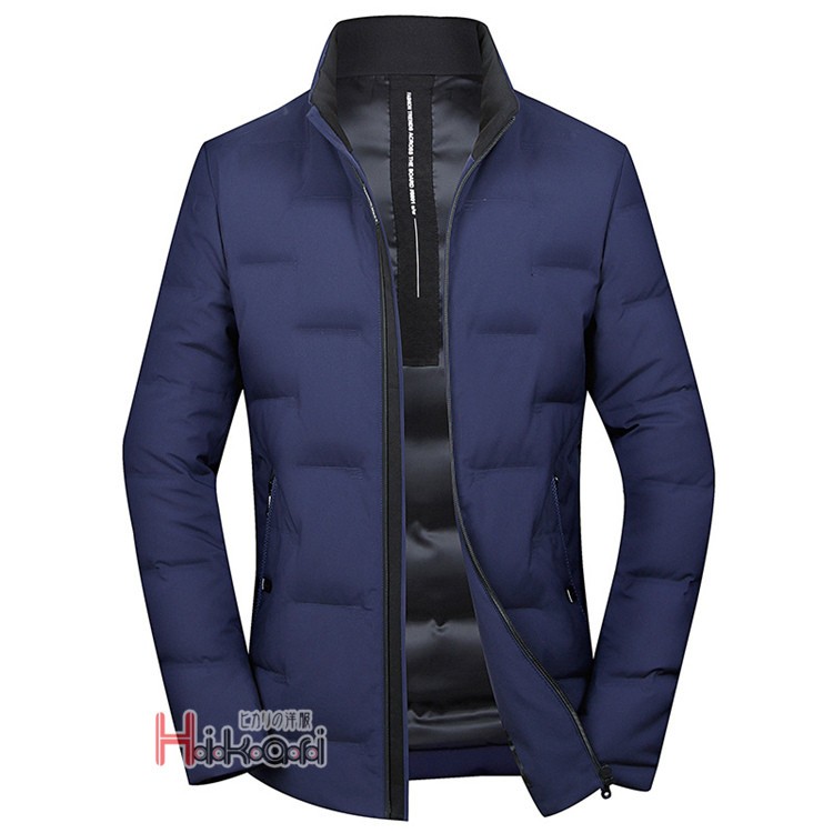 ダウンジャケット メンズ 無地 冬物 秋冬 軽量 ビジネス ダウンコート ダウンメンズ 立ち襟 防寒 Ota V Luck 通販 Yahoo ショッピング