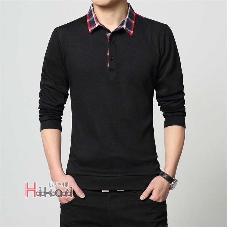 ゴルフウェア メンズ ポロシャツ 長袖 ビジネス Polo スポーツ Tシャツ インナー トップス Ota V Luck 通販 Yahoo ショッピング