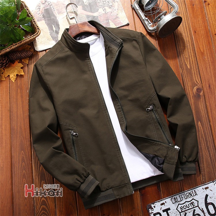ミリタリージャケット メンズ ブルゾン 40代 50代 綿100％ ビジネス ジャンバー アウター M-65 薄手 春物 |  | 02