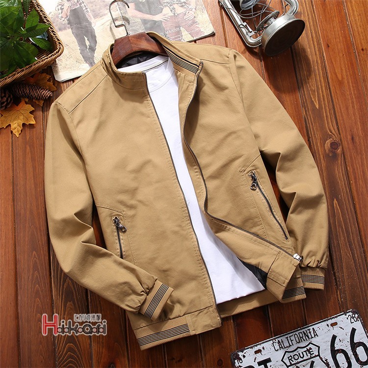 ミリタリージャケット メンズ ブルゾン 40代 50代 綿100％ ビジネス ジャンバー アウター M-65 薄手 春物 |  | 04
