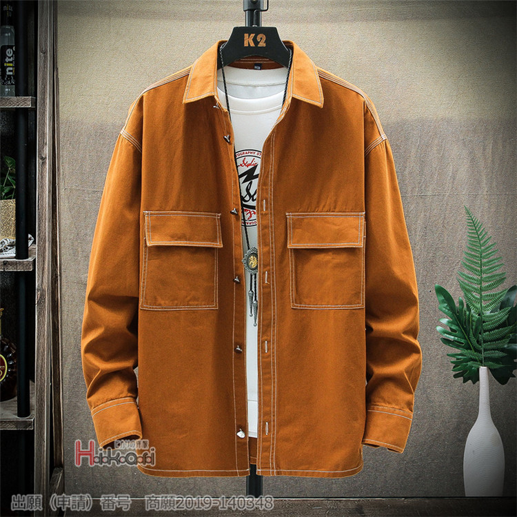 コーチジャケット メンズ ジャケット シャツジャケット ジャンパー 無地 秋服 春物 白 黒 ブラック おしゃれ |  | 07