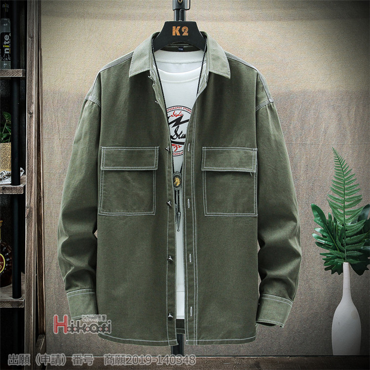 コーチジャケット メンズ ジャケット シャツジャケット ジャンパー 無地 秋服 春物 白 黒 ブラック おしゃれ |  | 03