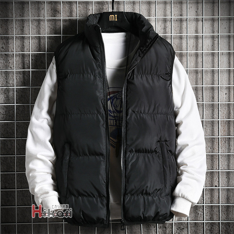 ダウンベスト メンズ 大きいサイズ 中綿ベスト 暖かい あったか 綿入り インナー ジャケット ユニセックス 春服 Ota V Luck 通販 Yahoo ショッピング