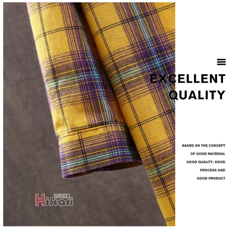 七分袖シャツ メンズ 開襟シャツ 七分袖 カジュアルシャツ チェック柄