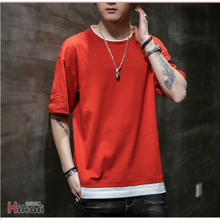 半袖tシャツ メンズ 5分袖 ティーシャツ カジュアル 部屋着 ユニフォーム フェイクレイヤード 肩落ち かっこいい 父の日 Ota V Luck 通販 Yahoo ショッピング 半袖tシャツ メンズ 5分袖 ティーシャツ カジュアル 部屋着 ユニフォーム フェイクレイヤード 肩落ち かっこいい 父の日 Ota V Luck 通販 Yahoo ショッピング