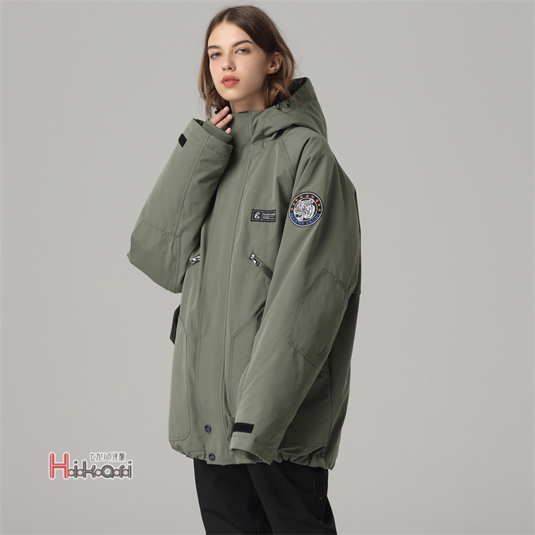 スノーボードウェア メンズ レディース 2023 防水 パーカー スノボ スポーツ 防寒ジャケット スキーウェア 無地 単品(13495円)