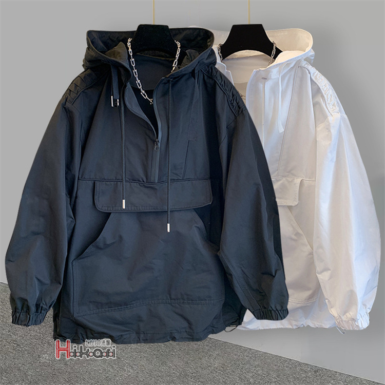 プラダ PRADA ジャケット アノラックパーカー 黒 XL アウター