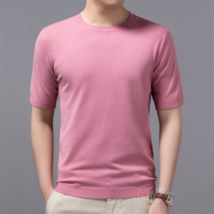 ニット セーター メンズ サマーニット 半袖ニット ニットTシャツ