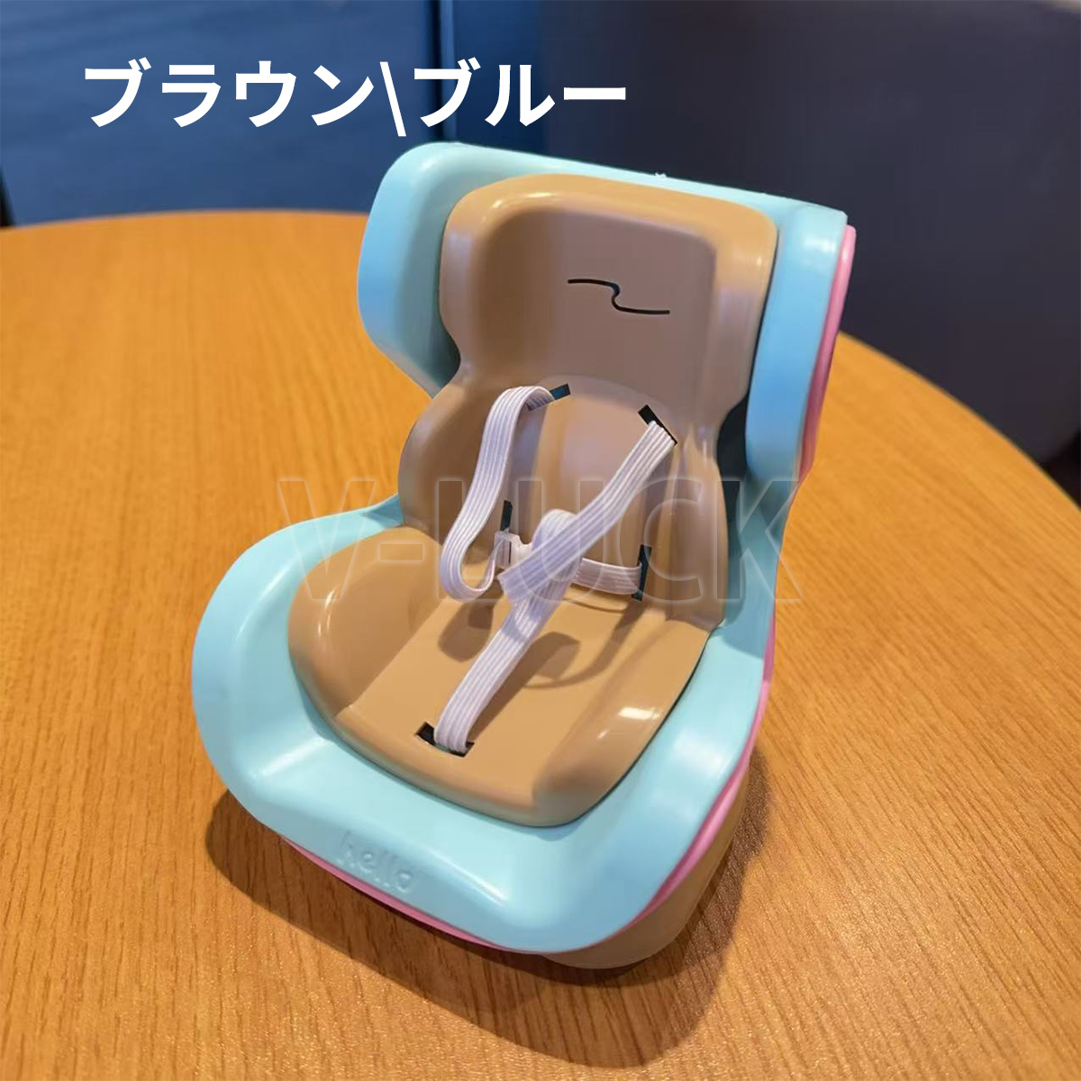 ラブブ チャイルドシート ぬいぐるみ用 ドールカーシート LABUBU アクセサリー 人形用 車載グッズ カー用品 15〜17cm対応 ラブブグッズ ぬい活 推しぬい |  | 04