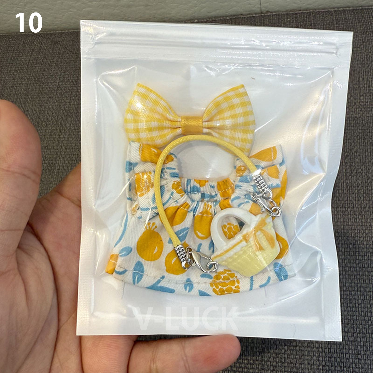 ラブブ 服 ドール服 4代用 3点セット ぬいぐるみ服 LABUBU 着せ替え コスチューム 衣装 ドレス 可愛い 10cm 人形アクセサリー ラブブグッズ |  | 10