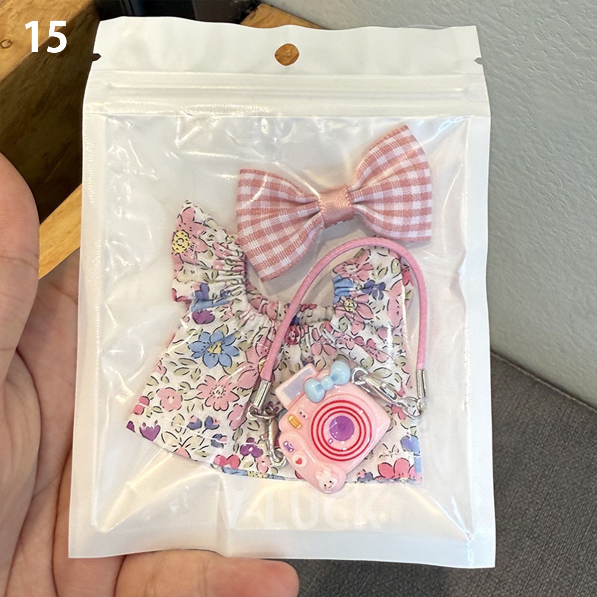 ラブブ 服 ドール服 4代用 3点セット ぬいぐるみ服 LABUBU 着せ替え コスチューム 衣装 ドレス 可愛い 10cm 人形アクセサリー ラブブグッズ |  | 15