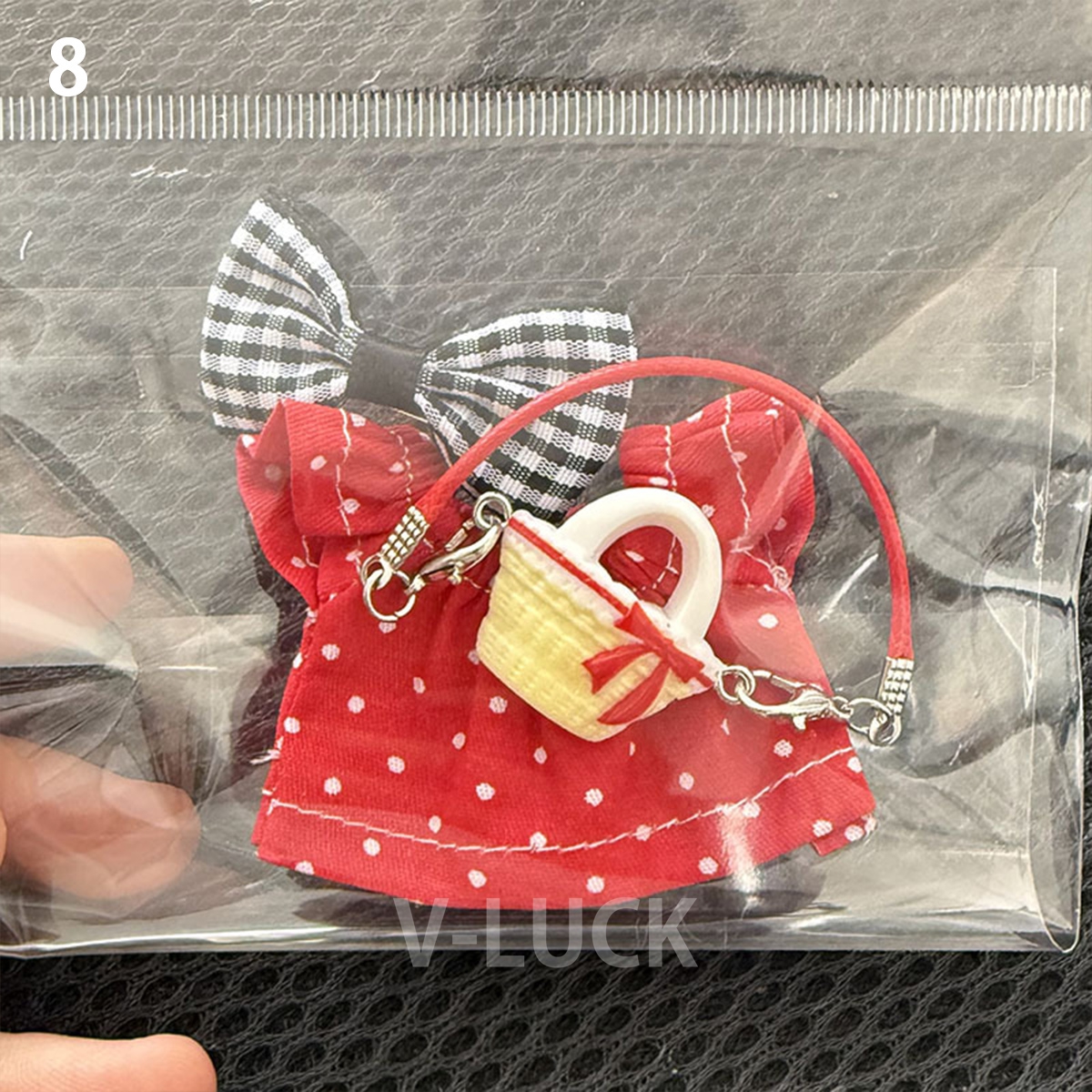 ラブブ 服 ドール服 4代用 3点セット ぬいぐるみ服 LABUBU 着せ替え コスチューム 衣装 ドレス 可愛い 10cm 人形アクセサリー ラブブグッズ |  | 08