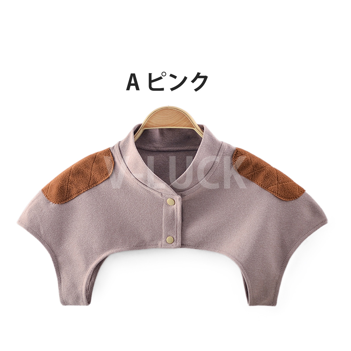 肩サポーター 肩掛けケープ 両肩用 裏起毛 あったか 肩冷え対策 防寒 レディース メンズ 五十肩 肩こり 軽量 半袖タイプ 肩当て 肩保温グッズ 冬用 無地 |  | 03