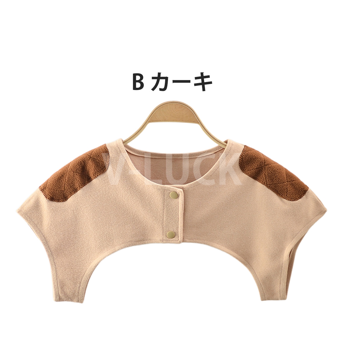 肩サポーター 肩掛けケープ 両肩用 裏起毛 あったか 肩冷え対策 防寒 レディース メンズ 五十肩 肩こり 軽量 半袖タイプ 肩当て 肩保温グッズ 冬用 無地 |  | 05