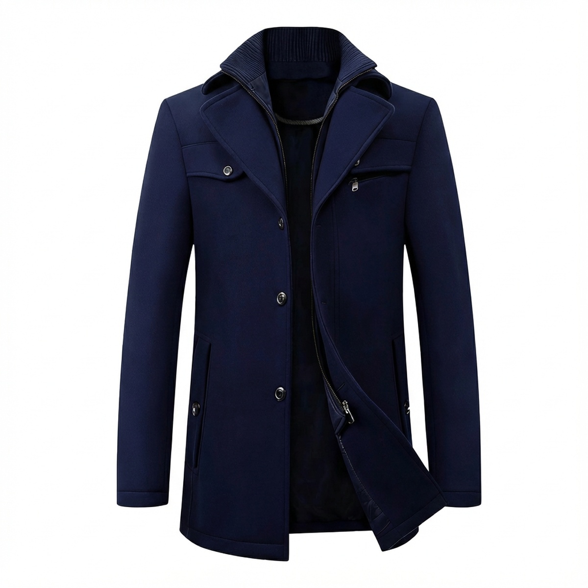 メンズ ウールコート ビジネスコート 冬用 アウター 通勤 通学 紳士服 ロングコート ハーフコート 防寒 保温 きれいめ ビジネスカジュアル シンプル おしゃれ |  | 03