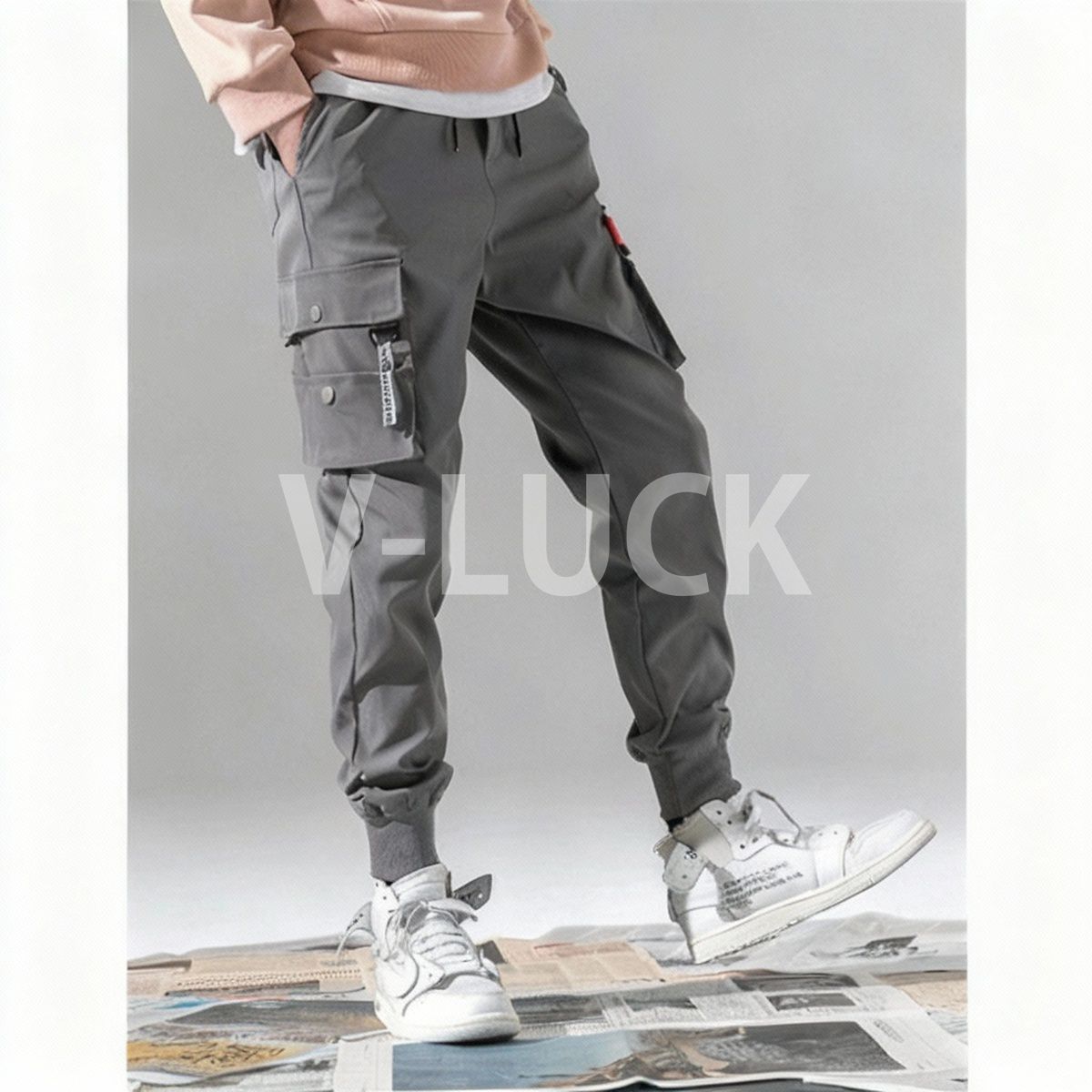 カーゴパンツ メンズ ロング丈 ワークパンツ イージーパンツ 動きやすい 作業着 普段使い 通学 高校生 学生 キャンプ アウトドア カジュアル ボトムス |  | 06