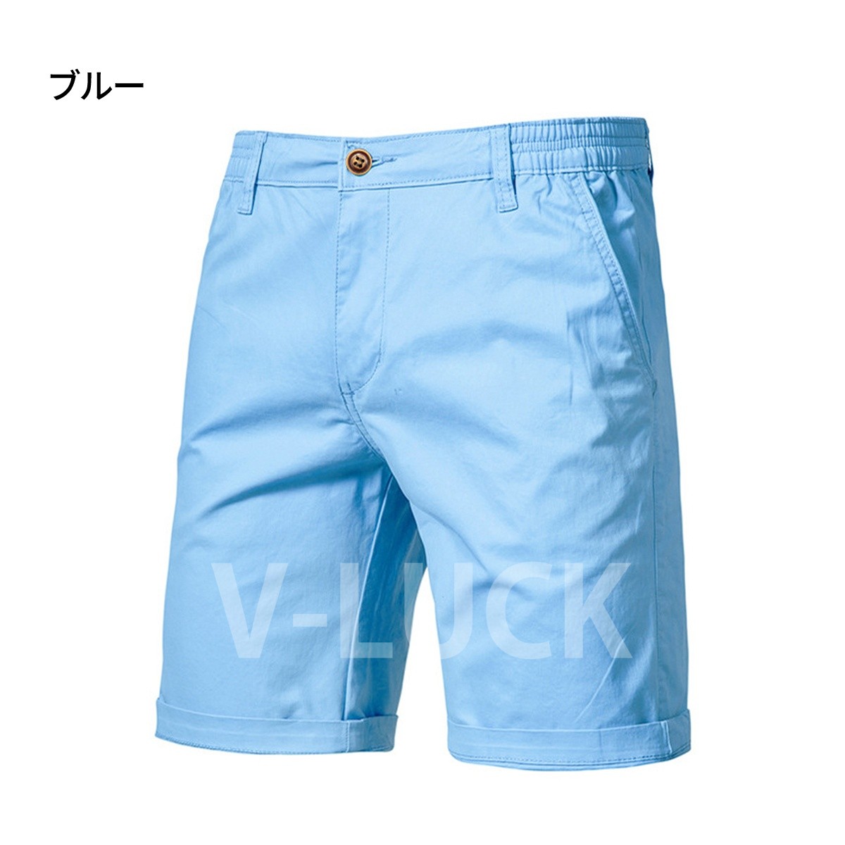 ゴルフパンツ ショートパンツ メンズ ゴルフウェア ゴルフ 練習 ラウンド 五分丈 ストレート 無地 軽量 夏用 |  | 04