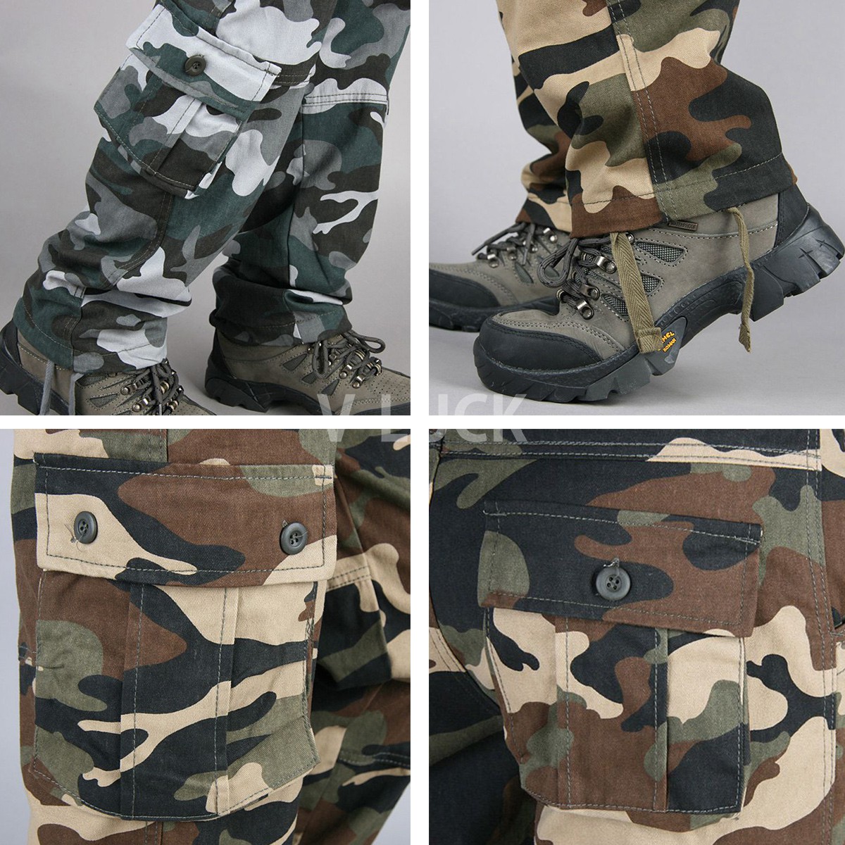 カーゴパンツ メンズ 綿100％ 大きいサイズ ゆったり ワークパンツ 8ポケット 作業服 ボトムス ミリタリー 無地 迷彩 カラーパンツ 丈夫 動きやすい |  | 12