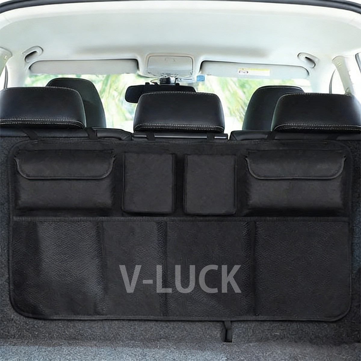 トランク収納 車用 大容量 収納バッグ 車載用 収納ポケット 仕切り付き 折りたたみ式 ラゲッジ収納ケース 荷物整理グッズ 省スペース設計 |  | 07