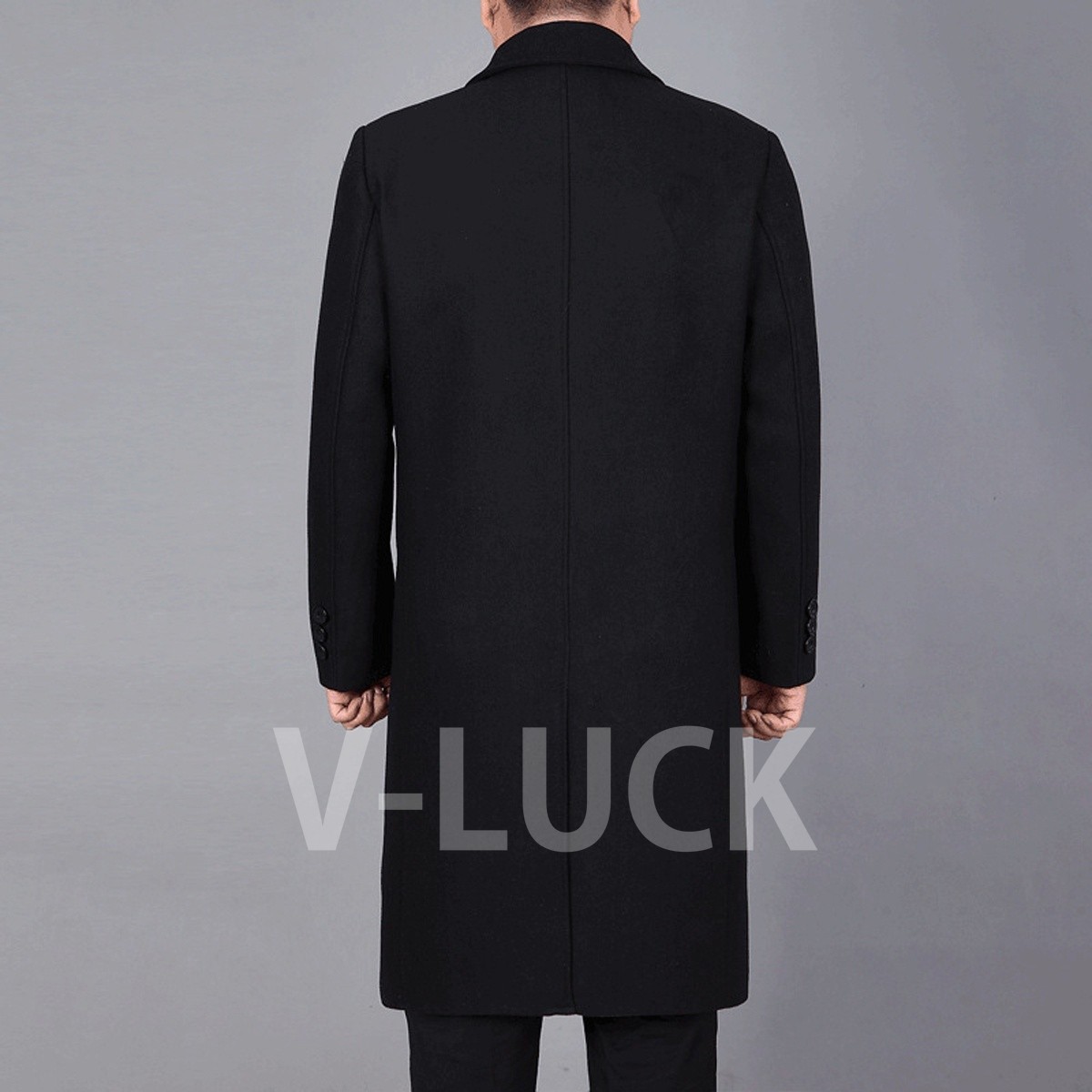 ステンカラーコート メンズ ビジネスコート ロングコート メンズアウター 紳士服 黒 グレー 秋冬 防寒 通勤 通学 カジュアル シンプル |  | 05