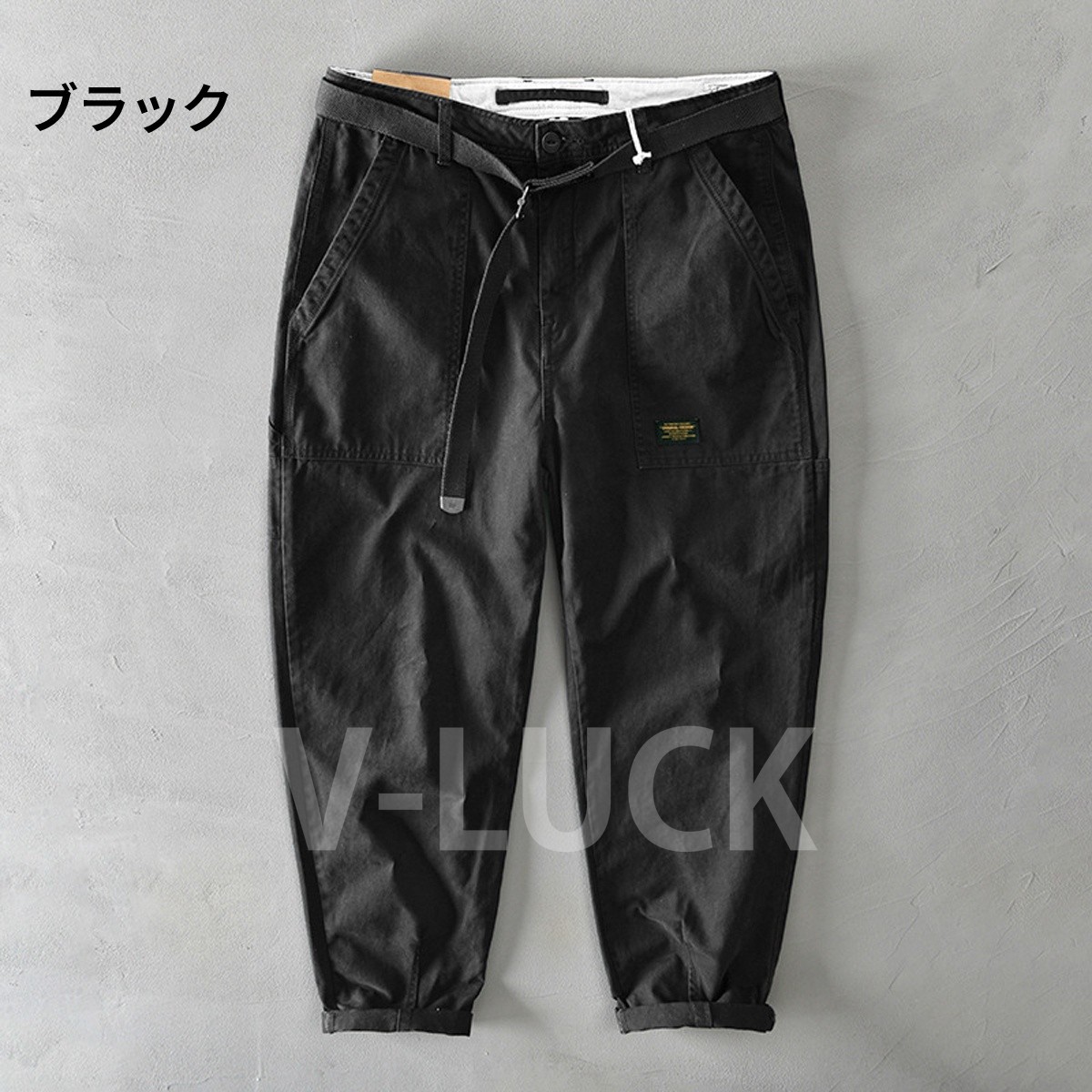 ミリタリーパンツ メンズ アンクル丈 カーゴパンツ 綿100％ ボトムス アメカジ カジュアル ワークパンツ おしゃれ 春夏 秋服 |  | 05