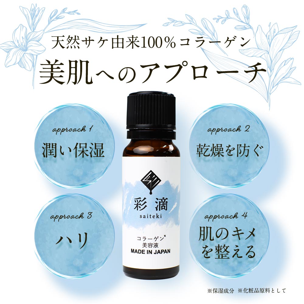 コラーゲン美容液 彩滴CLエッセンス 20ml コラーゲン 原液100