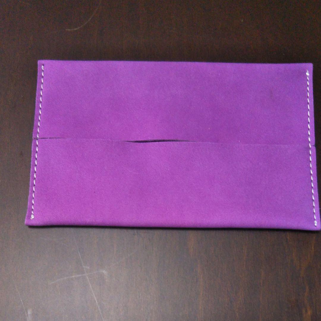 ティシュカバー本革ハンドメイド1