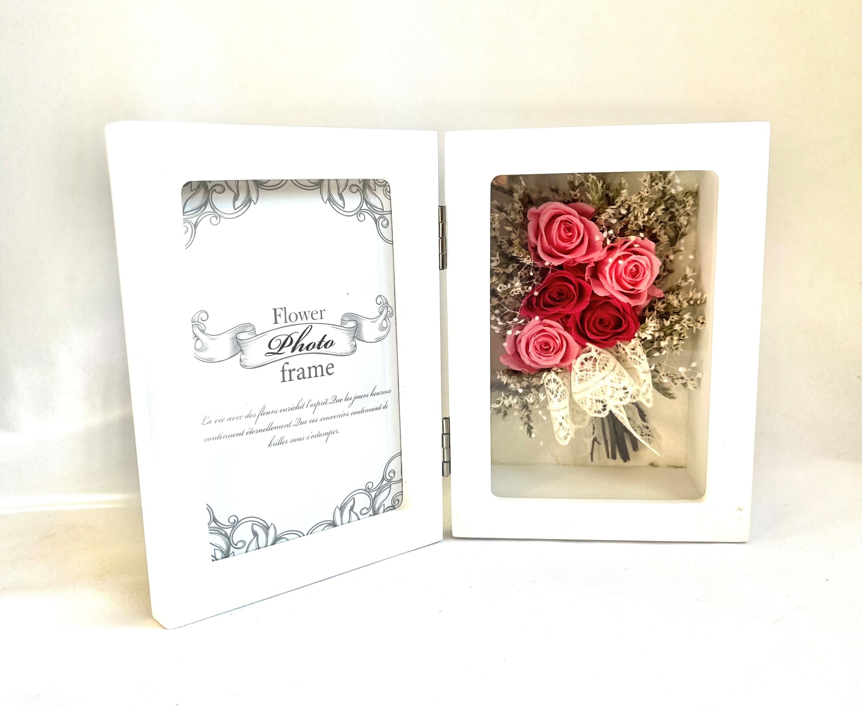 フォトフレーム】大切な思い出を彩るフォトフレーム プリザーブド