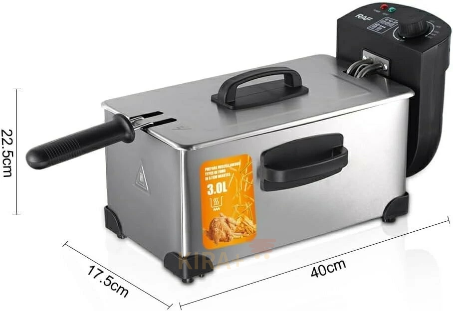 フライヤー 家庭用/業務用 電気フライヤー 3L 揚げ物器 串揚 卓上