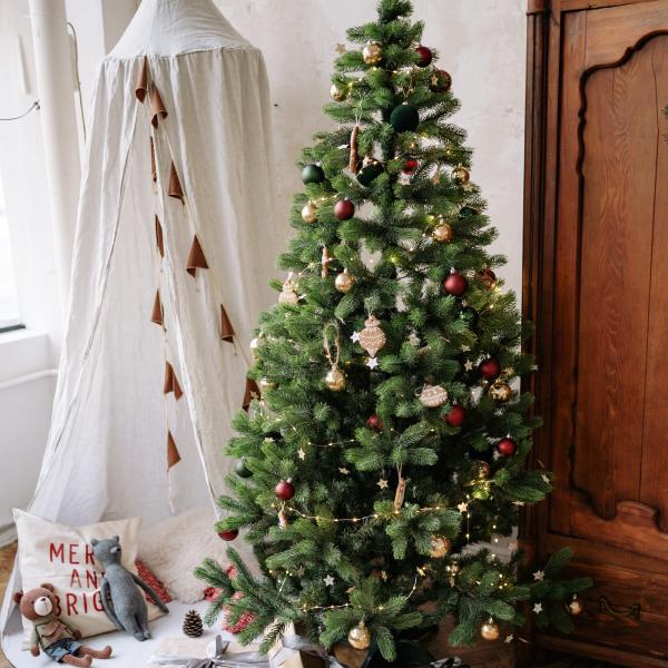クリスマスツリー 180cm おしゃれ 北欧 ドイツトウヒツリー ヌードツリー スリムツリー 飾り なし｜otogino-kuni｜09