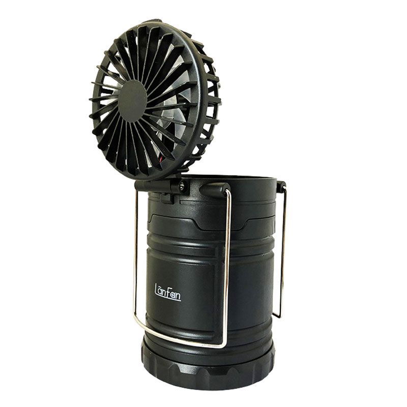 ランタン ファン付きLEDランタン 乾電池式 ハンディファン 扇風機 ラン